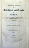 TRAVEL  LEYDEN, JOHN; and MURRAY, HUGH. Historical Account of Discoveries and Travels in Africa . . . Second Edition. 2 vols. 1818